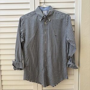 Brooks Brothers Blue and White Gingham Button Down